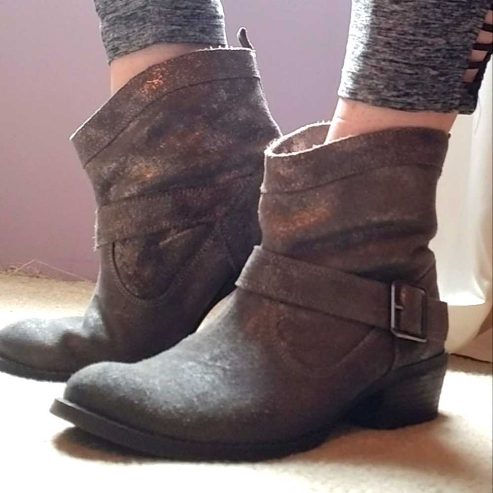 Naughty Monkey moto booties